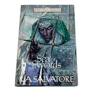 Sea of Swords‎ Book HC DJ R.A. Salvatore Forgotten Realms 2001 First Edition